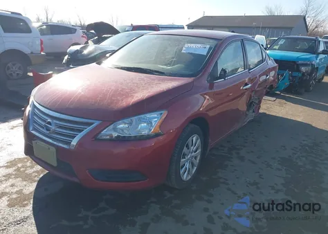 2015 Nissan Sentra Sv z USA, uszkodzony, nr VIN 3N1AB7APXFL679633